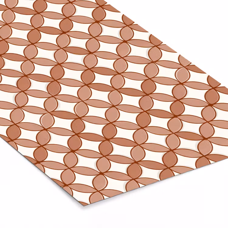 Poster met lijst - Geometrisch - Cirkels - Modern - Terracotta — 7