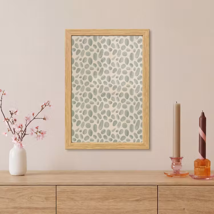 Poster met lijst - Abstract - Patroon - Organisch - Groen - Modern — 5