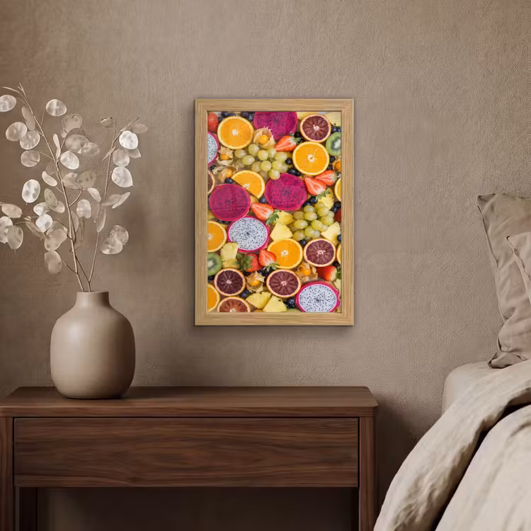 Poster met lijst - Fruit - Assortiment - Kleurrijk - Gezondheid — 4