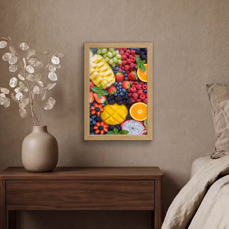 Poster met lijst - Fruit - Vers - Kleurrijk - Eten — 4