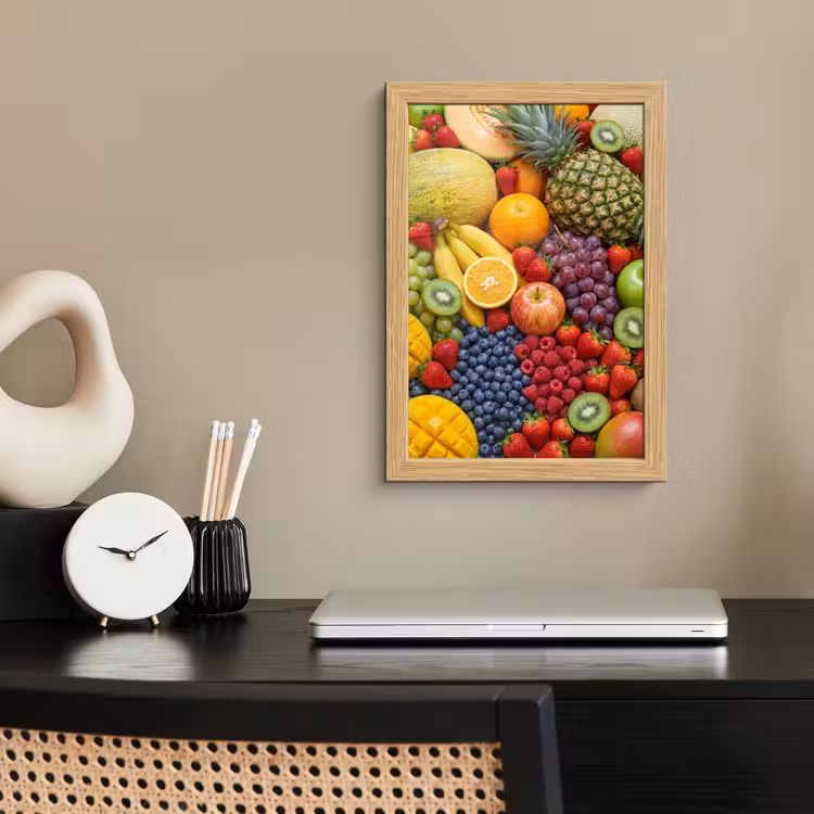 Poster met lijst - Eten - Fruit - Vers - Kleurrijk - Voeding — 2