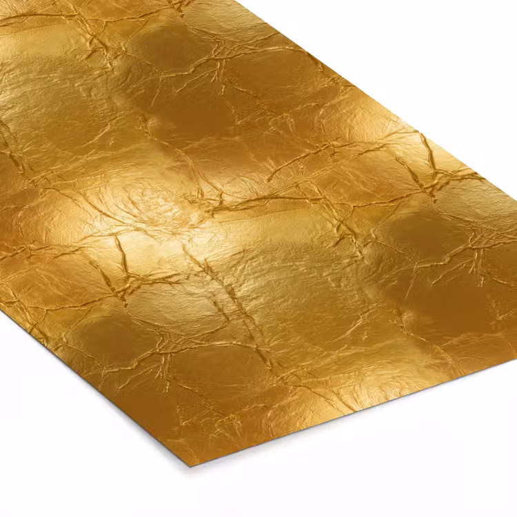 Poster met lijst - Bladgoud - Vintage - Textuur - Warm Goud — 7