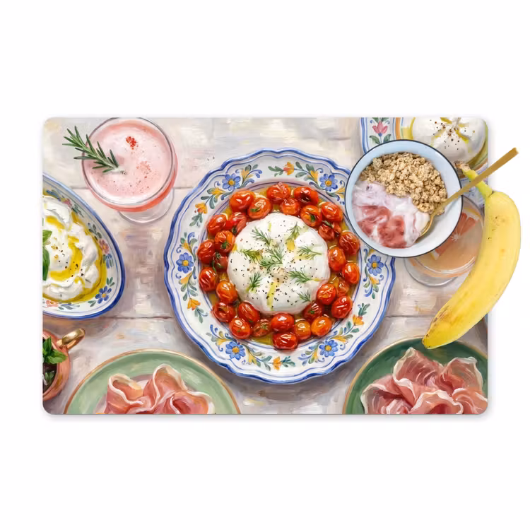 Placemat - 6 stuks - Eten - Tafel - Divers - Modern — 1