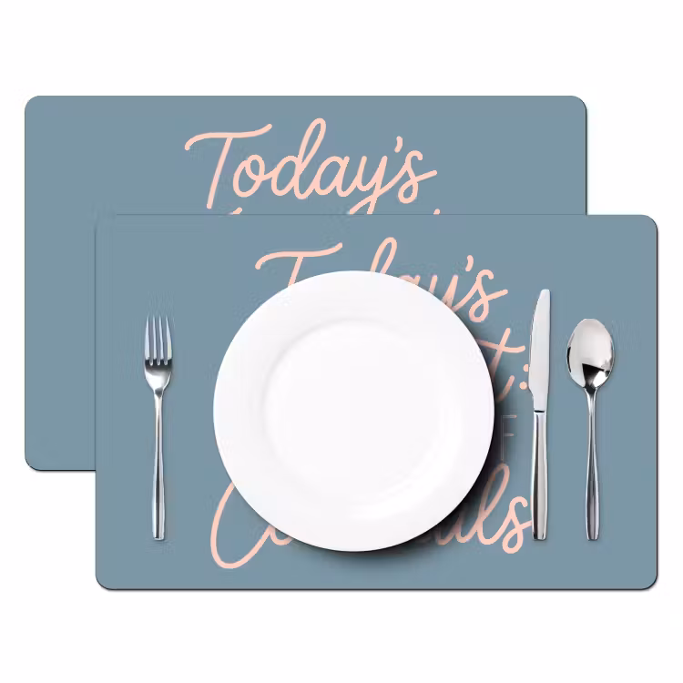 Placemat - 6 stuks - Today's Forecast - Cocktails - Blauw — 2