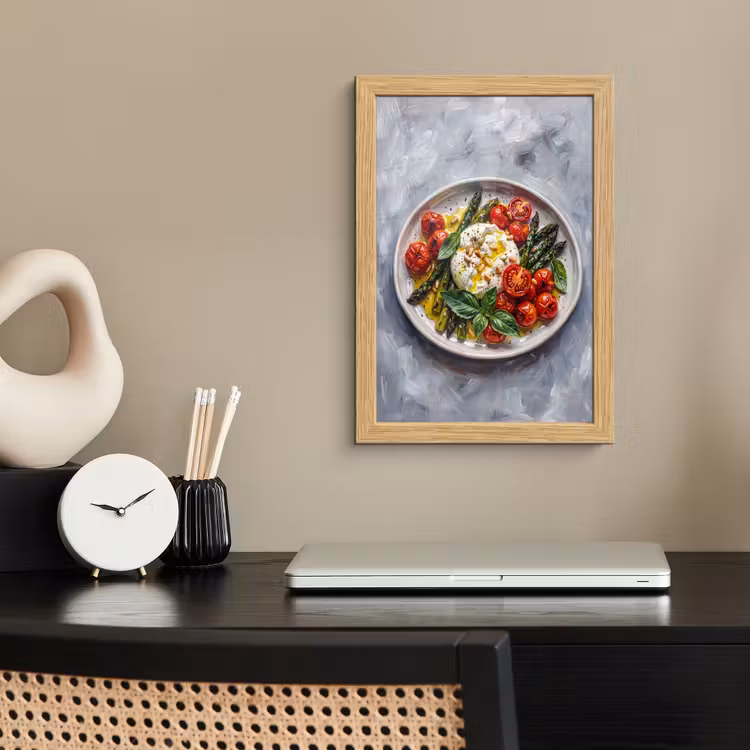 Poster met lijst - Eten - Groenten - Kaas - Modern - Vers — 2
