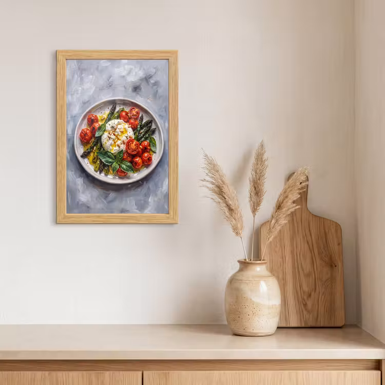 Poster met lijst - Eten - Groenten - Kaas - Modern - Vers — 3