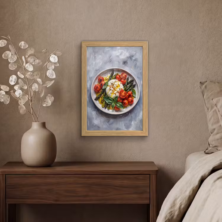 Poster met lijst - Eten - Groenten - Kaas - Modern - Vers — 4
