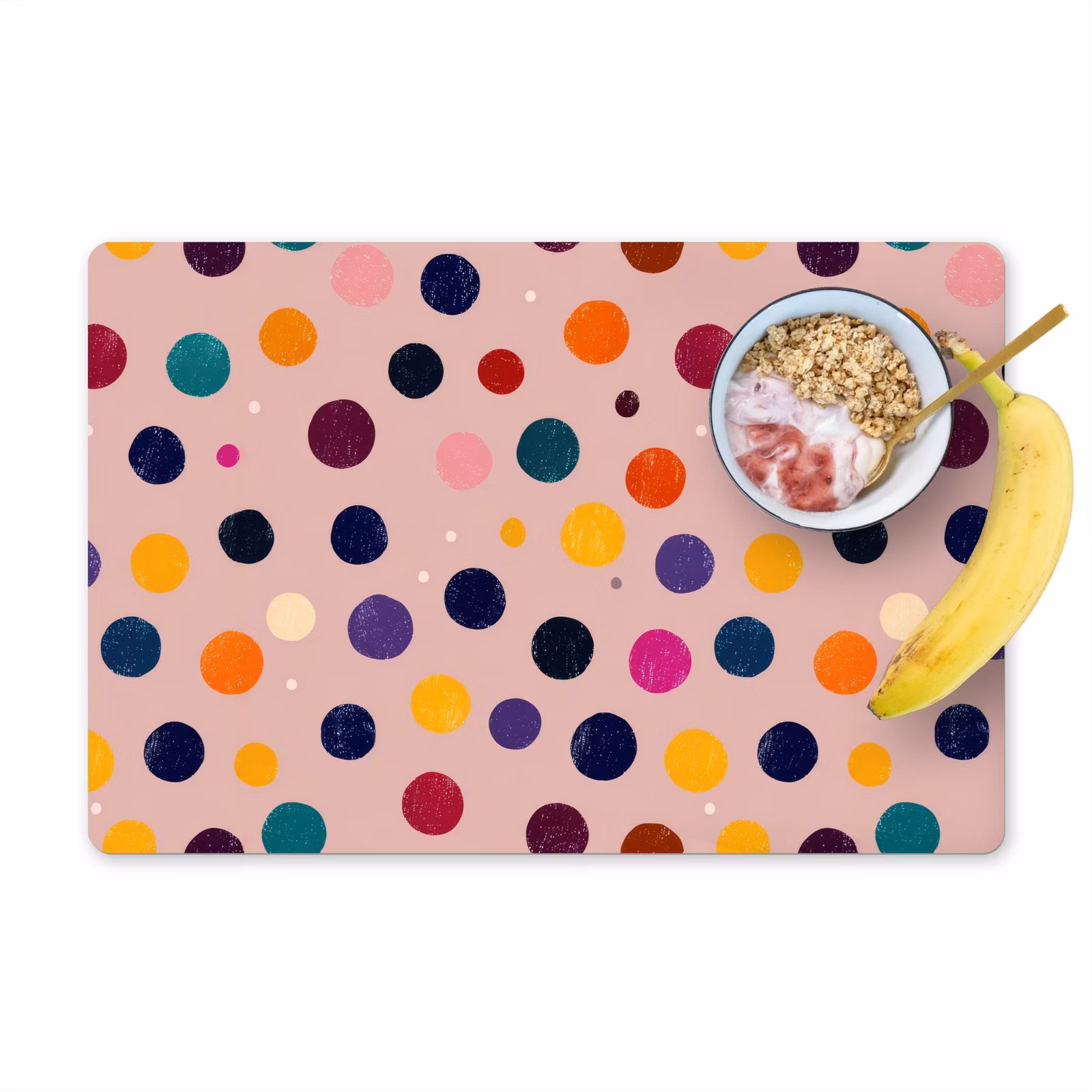 Placemat - 6 stuks - Cirkels - Patroon - Kleurrijk — 1
