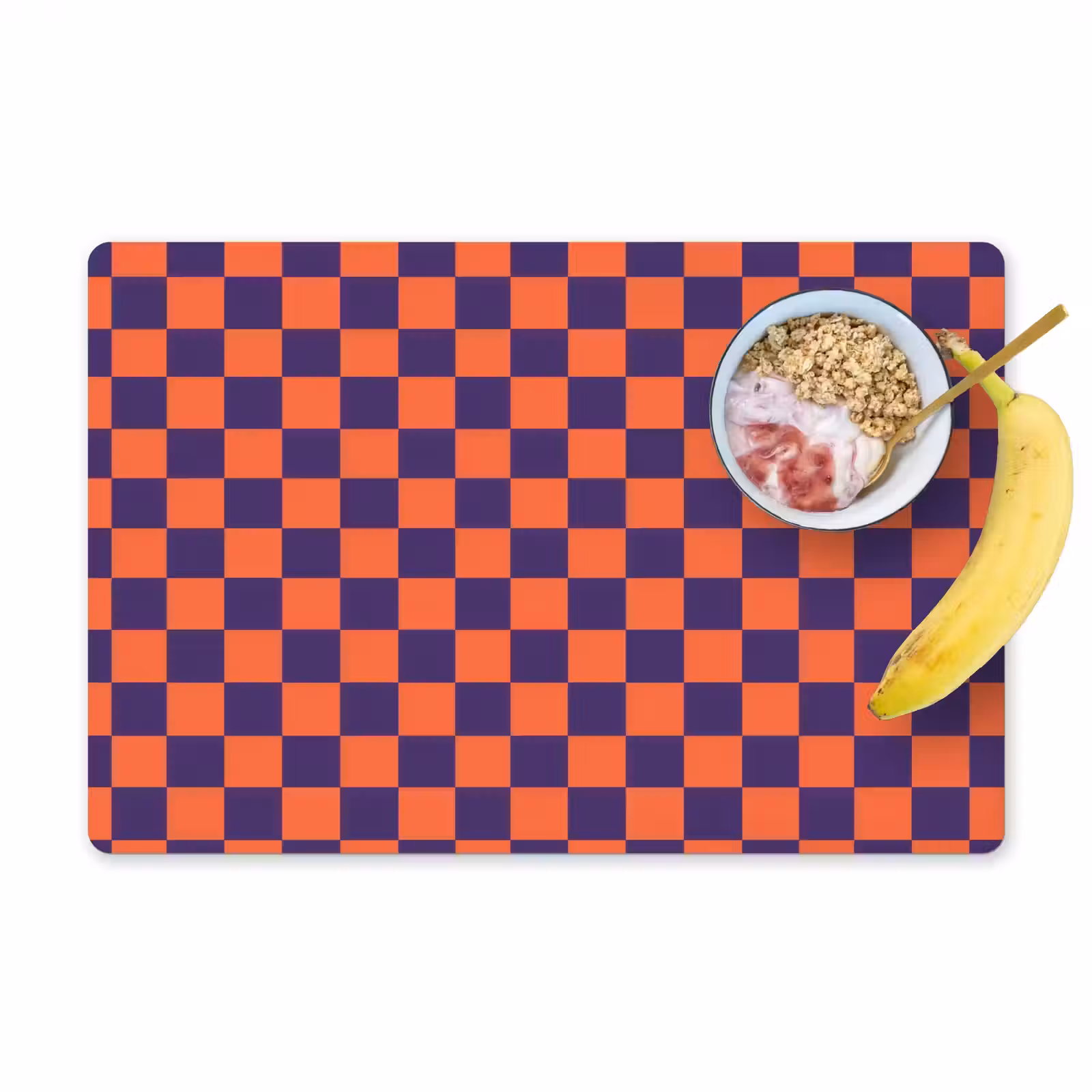 Placemat - 6 stuks - Patroon - Klassiek - Paars — 1