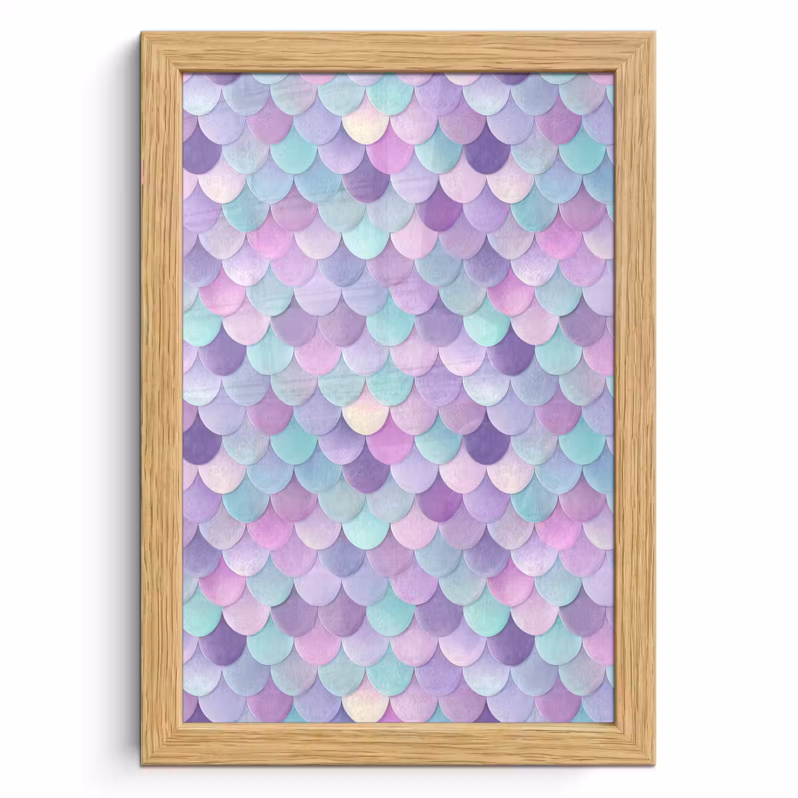 Poster met lijst - Dromerig - Zeemeermin - Pastel — 1