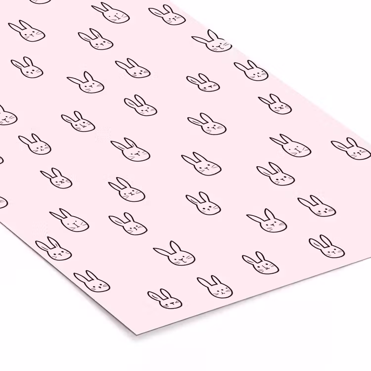Poster met lijst - Konijnen - Minimalistisch - Roze — 7