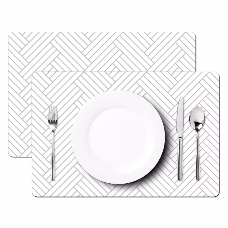Placemat - 6 stuks - Grafisch - Patroon - Modern - Geweven — 2