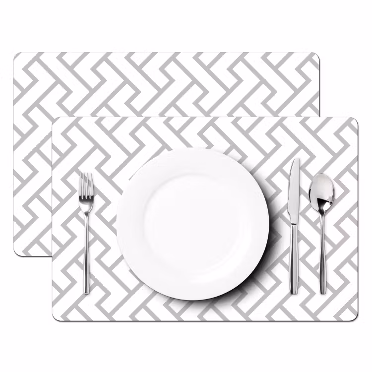 Placemat - 6 stuks - Grafisch - Patroon - Modern - Lijn — 2