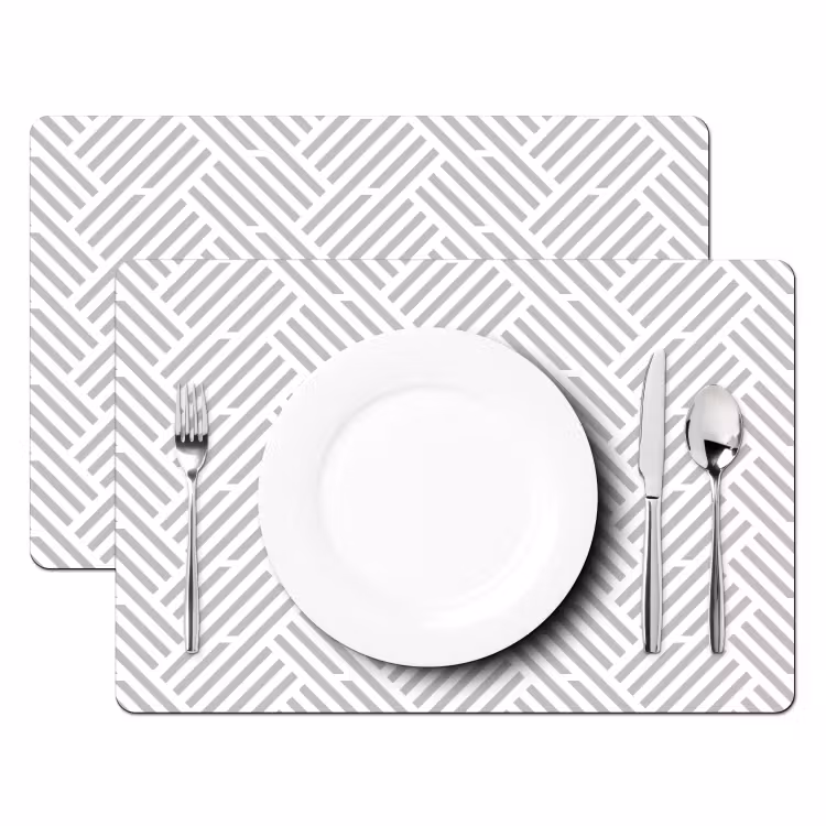 Placemat - 6 stuks - Grafisch - Patroon - Modern - Strepen — 2