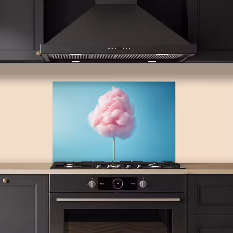 Spatscherm keuken - Suikerspin - Zoet - Snoep — 5