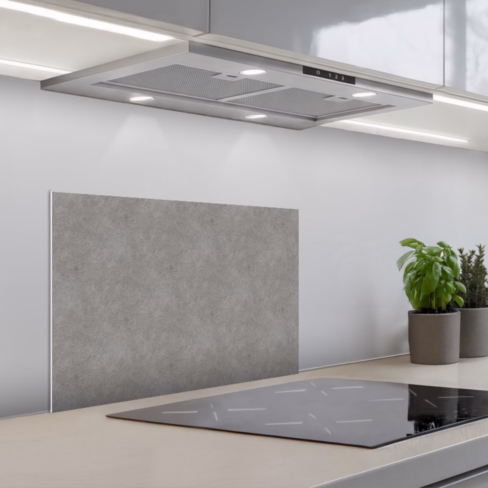 Spatscherm keuken - Industrieel - Patroon - Beton — 1