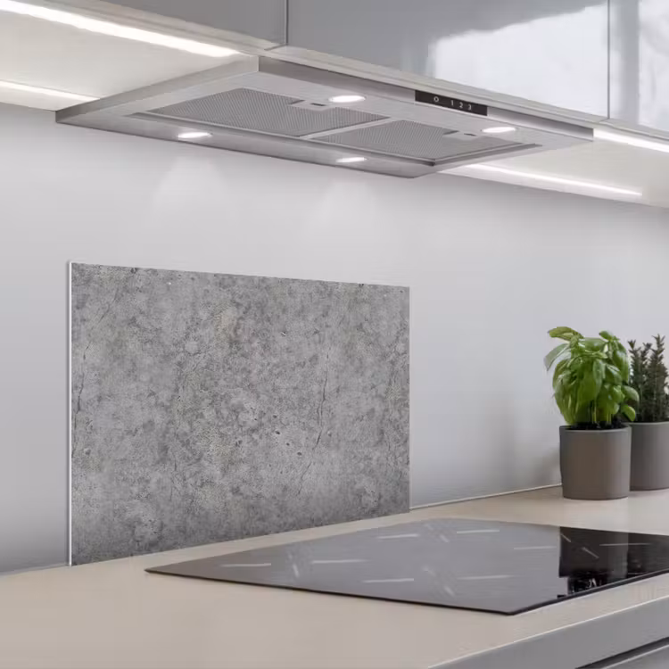 Spatscherm keuken - Beton - Antiek - Patronen — 1