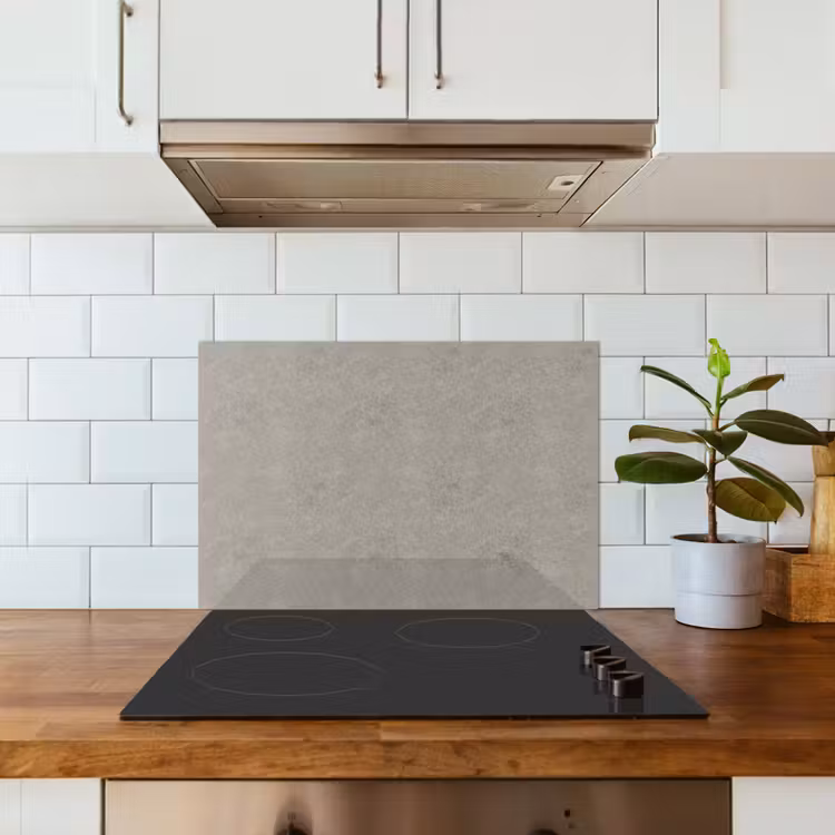 Spatscherm keuken - Beton - Grijs - Patronen - Industrieel — 3
