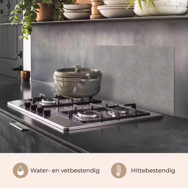 Spatscherm keuken - Industrieel - Patroon - Beton — 2