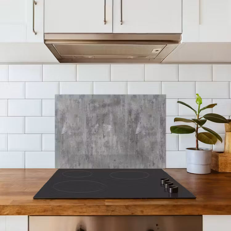 Spatscherm keuken - Roest - Beton - Patroon — 3