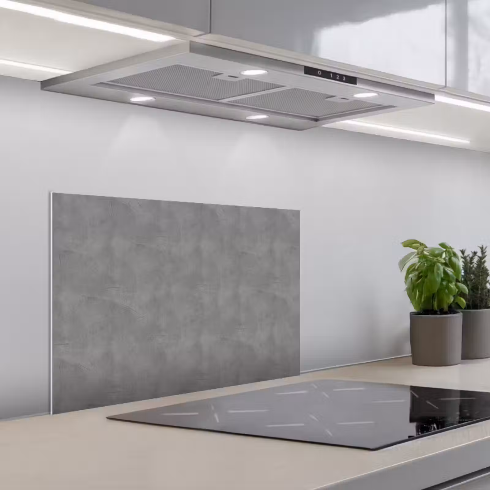 Spatscherm keuken - Beton - Structuur - Patroon — 1