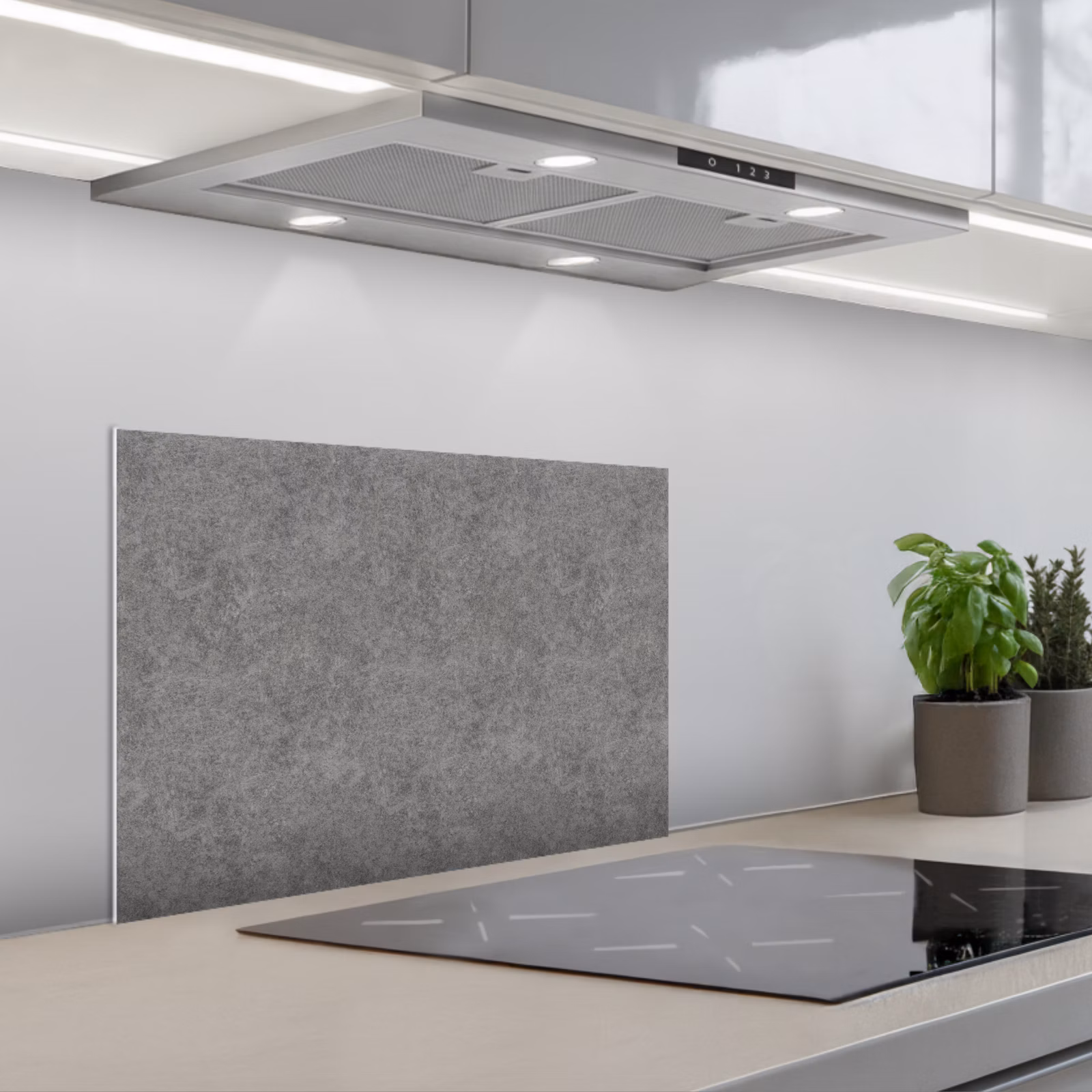 Spatscherm keuken - Beton - Textuur - Patronen — 1