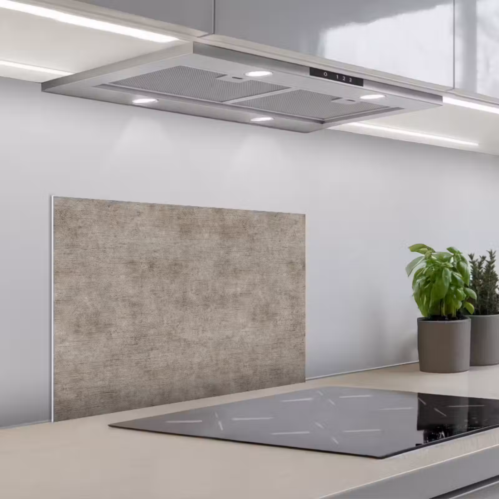 Spatscherm keuken - Retro - Beton - Patroon — 1
