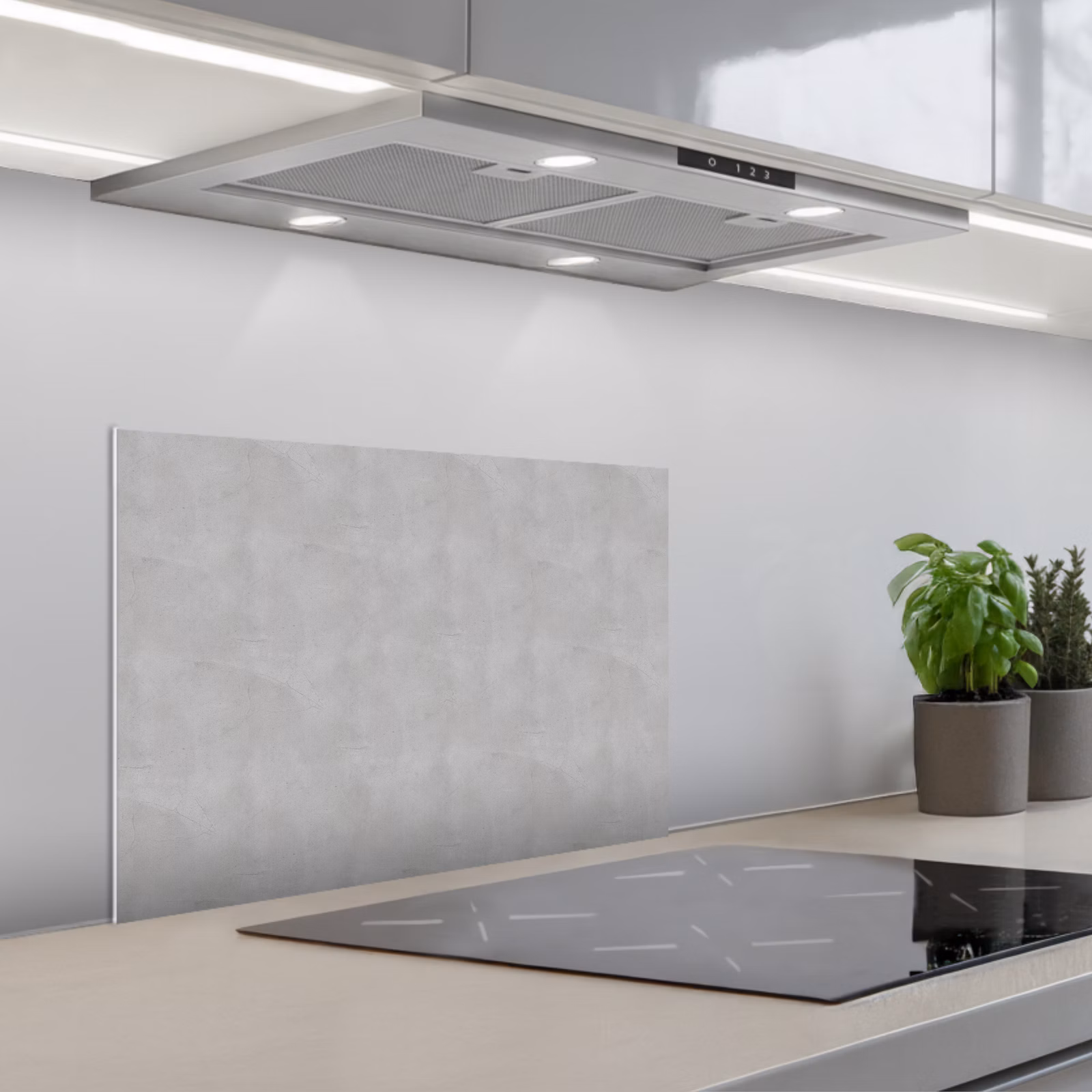 Spatscherm keuken - Steen - Patronen - Beton — 1
