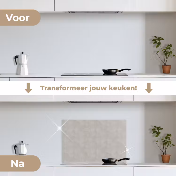 Spatscherm keuken - Beton - Patroon - Abstract — 7