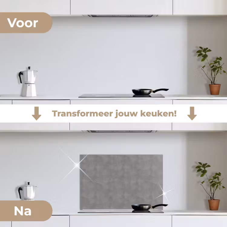 Spatscherm keuken - Beton - Structuur - Patroon — 7