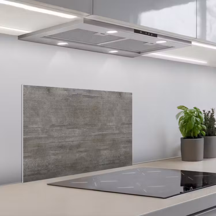Spatscherm keuken - Structuur - Beton - Steen - Patronen — 1