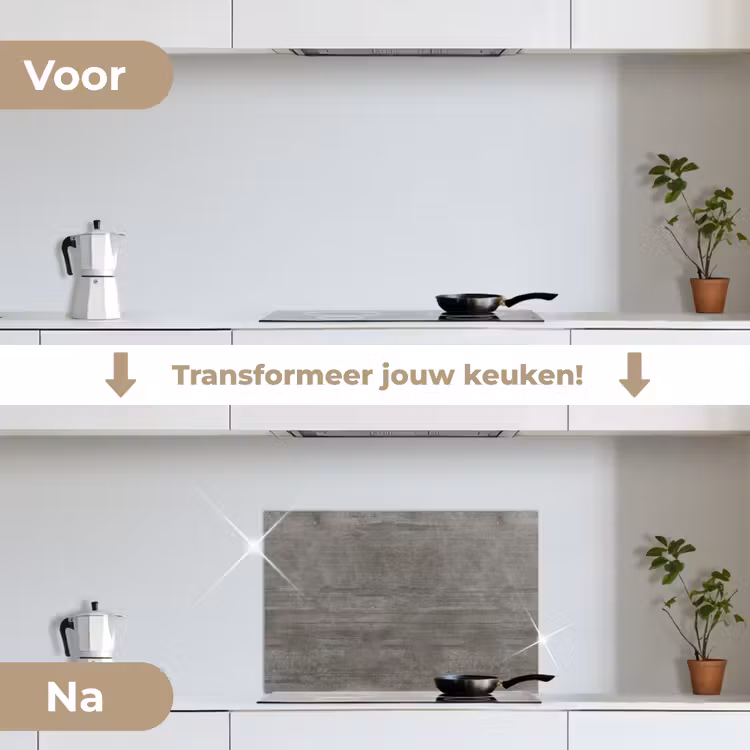 Spatscherm keuken - Structuur - Beton - Steen - Patronen — 7