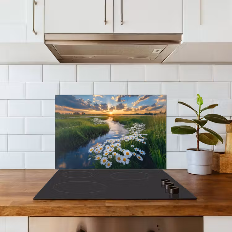 Spatscherm keuken - Beekje - Landschap - Margriet — 3