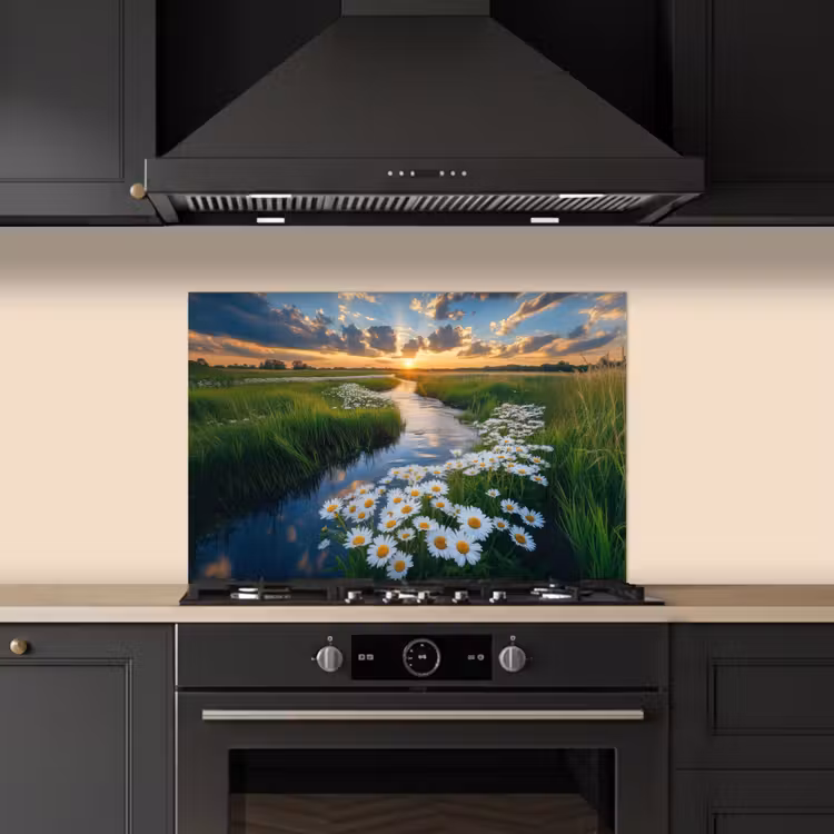 Spatscherm keuken - Beekje - Landschap - Margriet — 5