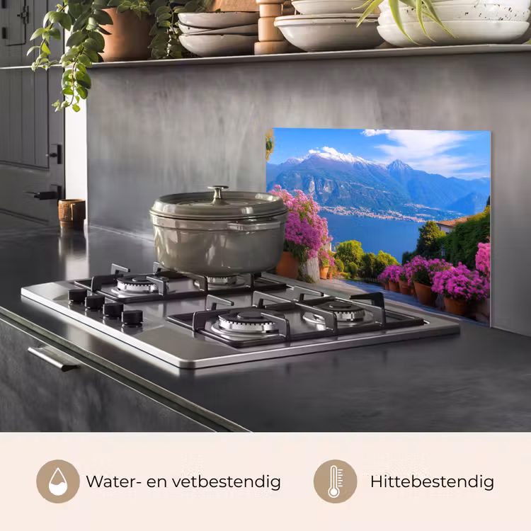 Spatscherm keuken - Lake Como - Italië - Landschap — 2