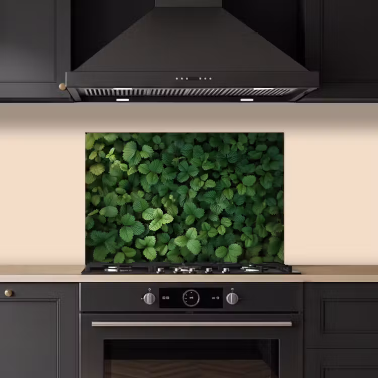Spatscherm keuken - Groen - Bladeren - Kartel - Zonlicht — 5