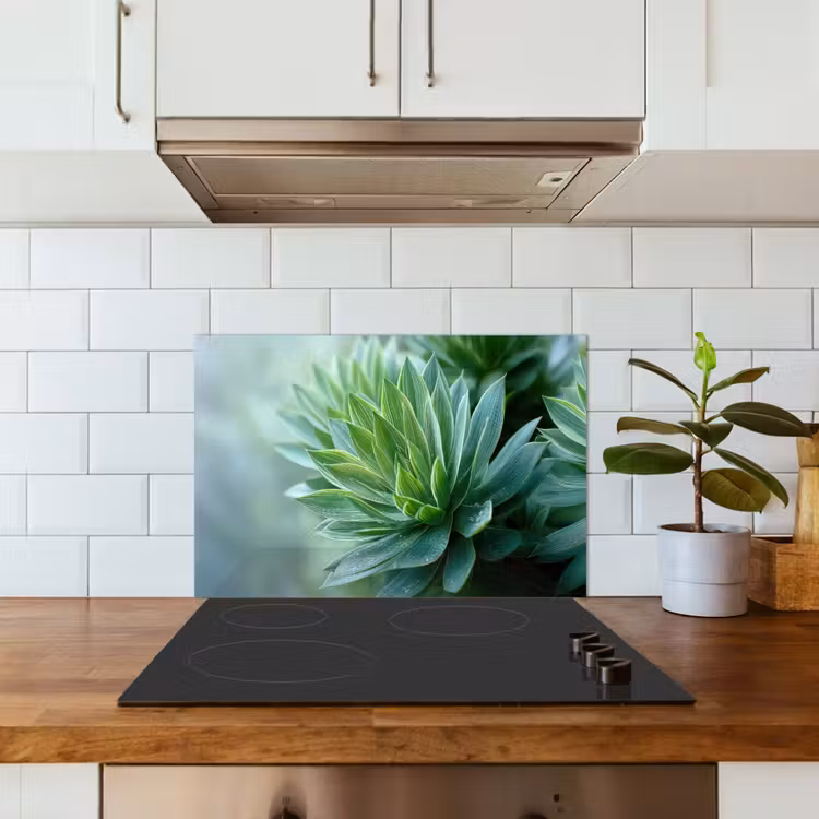 Spatscherm keuken - Blad - Plant - Groen - Textuur — 3