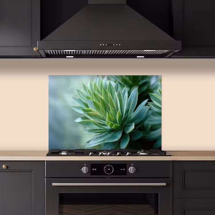 Spatscherm keuken - Blad - Plant - Groen - Textuur — 5