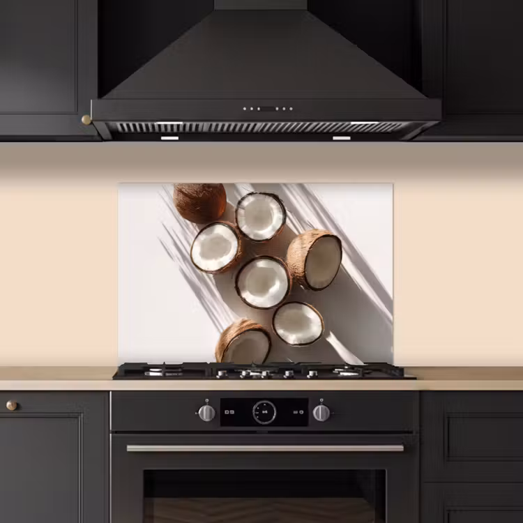Spatscherm keuken - Kokosnoten - Bruin - Shaduw — 5
