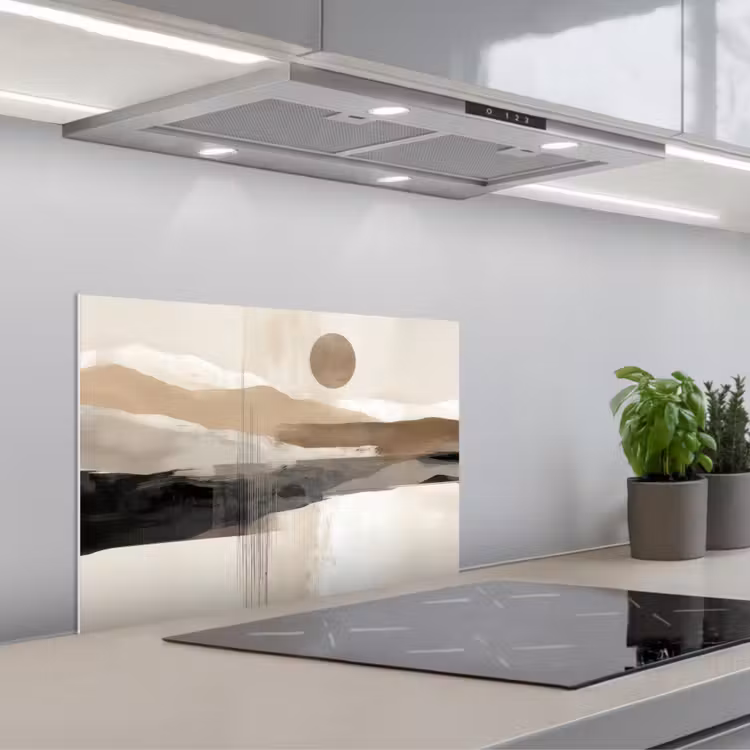 Spatscherm keuken - Minimalistisch - Landschap - Dimensie — 1