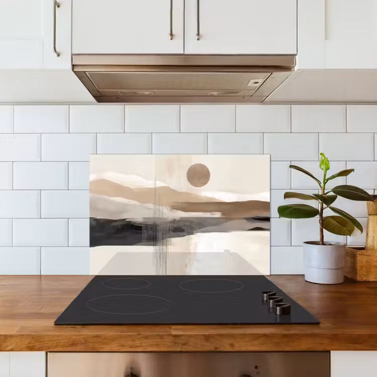 Spatscherm keuken - Minimalistisch - Landschap - Dimensie — 3