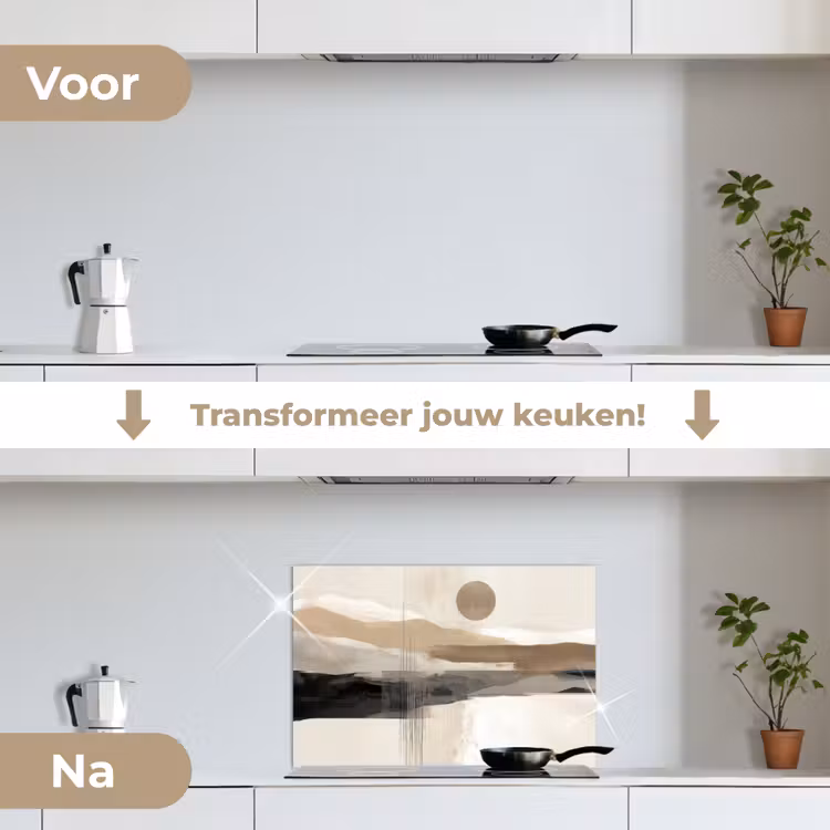 Spatscherm keuken - Minimalistisch - Landschap - Dimensie — 7