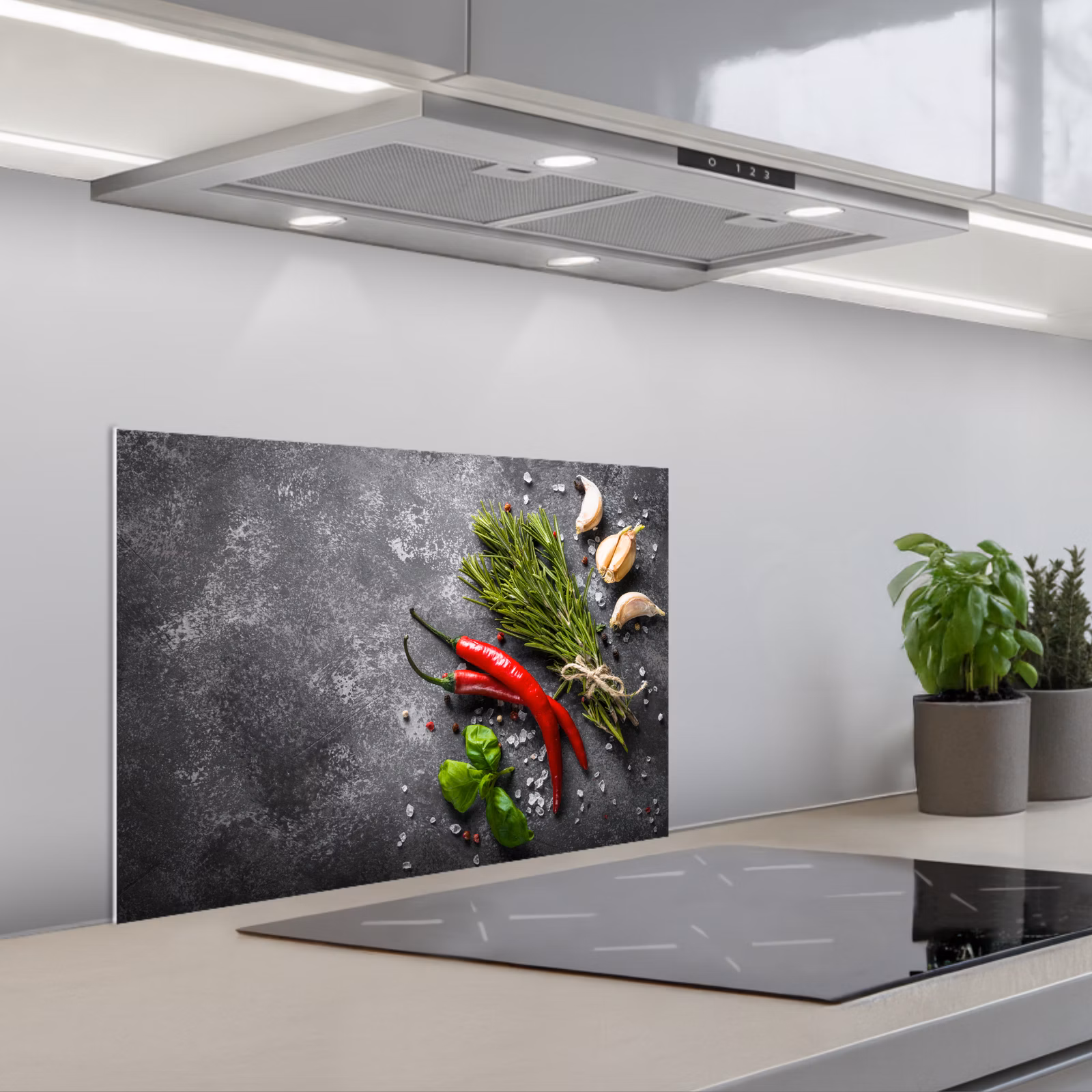 Spatscherm keuken - Contrast in Smaak en Textuur — 1