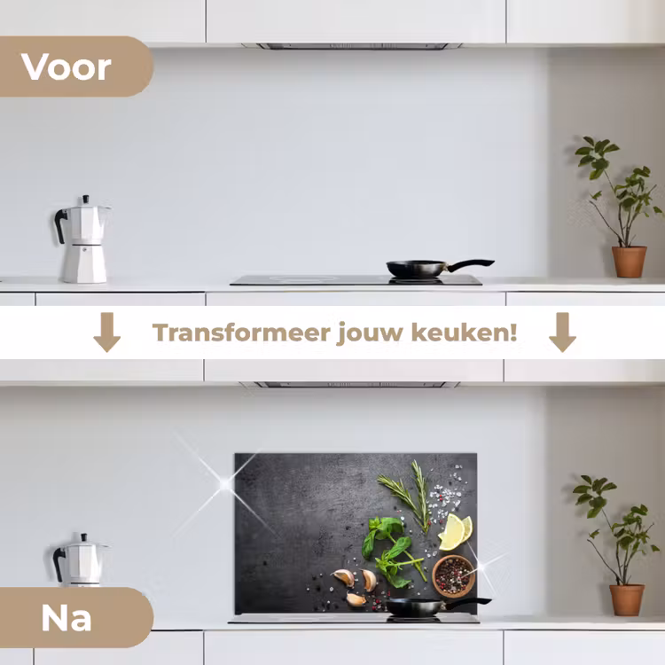 Spatscherm keuken - Gastronomisch Stilleven — 7