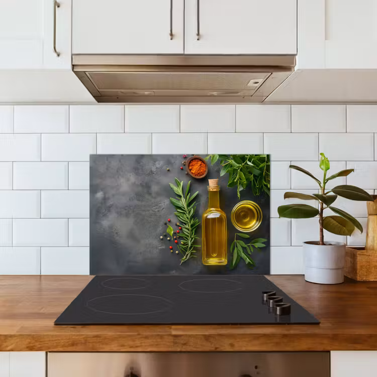 Spatscherm keuken - Mediterrane Keukenessenties — 3