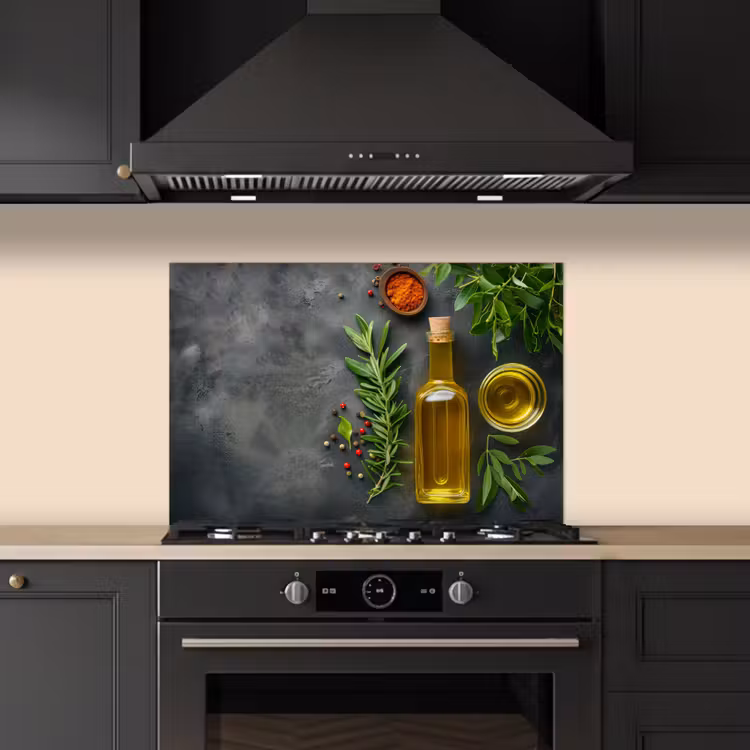 Spatscherm keuken - Mediterrane Keukenessenties — 5