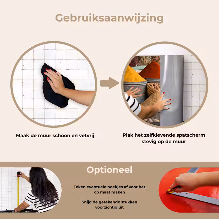 Spatscherm keuken - Specerijenmarkt Impressie — 6