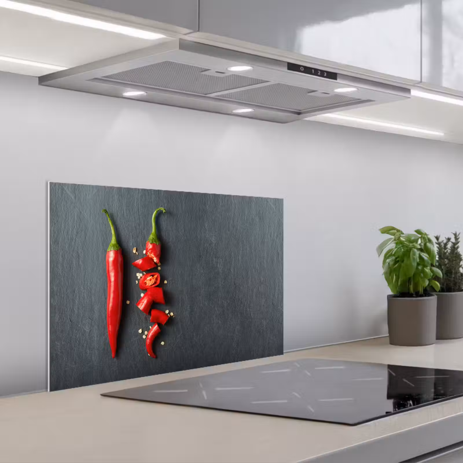 Spatscherm keuken - Het Spectrum van Pittigheid — 1