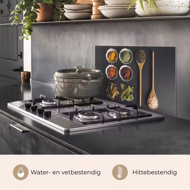 Spatscherm keuken - Kruiden Mozaïek — 2