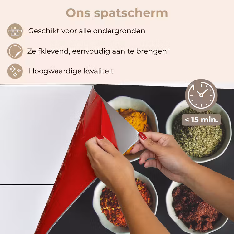 Spatscherm keuken - Kruiden Mozaïek — 4